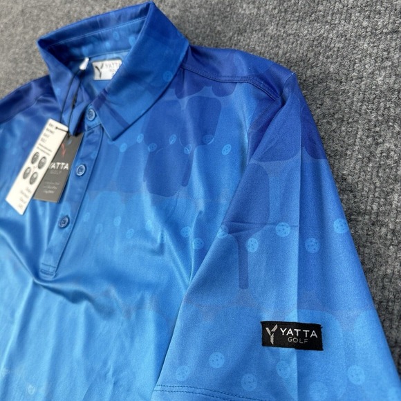 Yatta Shirt Mens Small Pickleball 4-Way Stretch Performance Golf - Picture 6 of 11